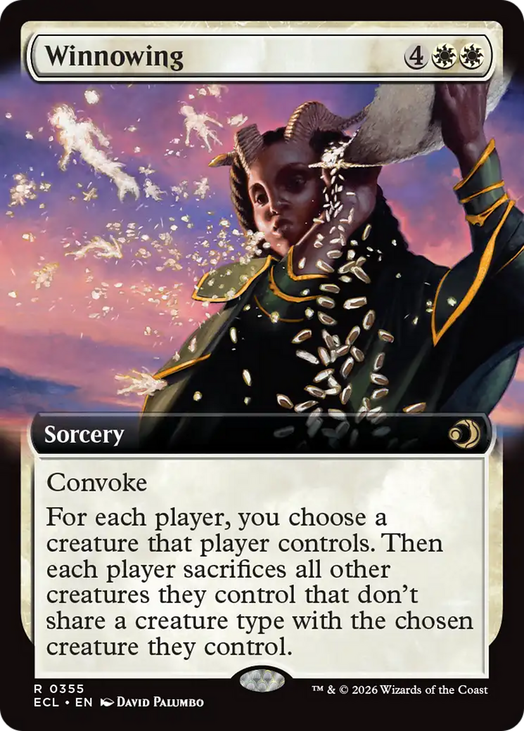 Winnowing (Extended Art) [Lorwyn Eclipsed] | Good Games Morley