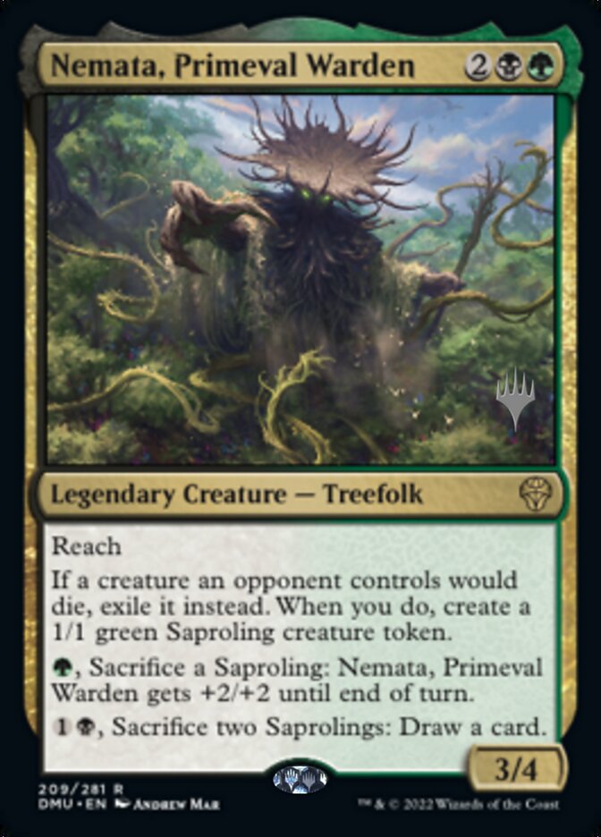 Nemata, Primeval Warden (Promo Pack) [Dominaria United Promos] | Good Games Morley