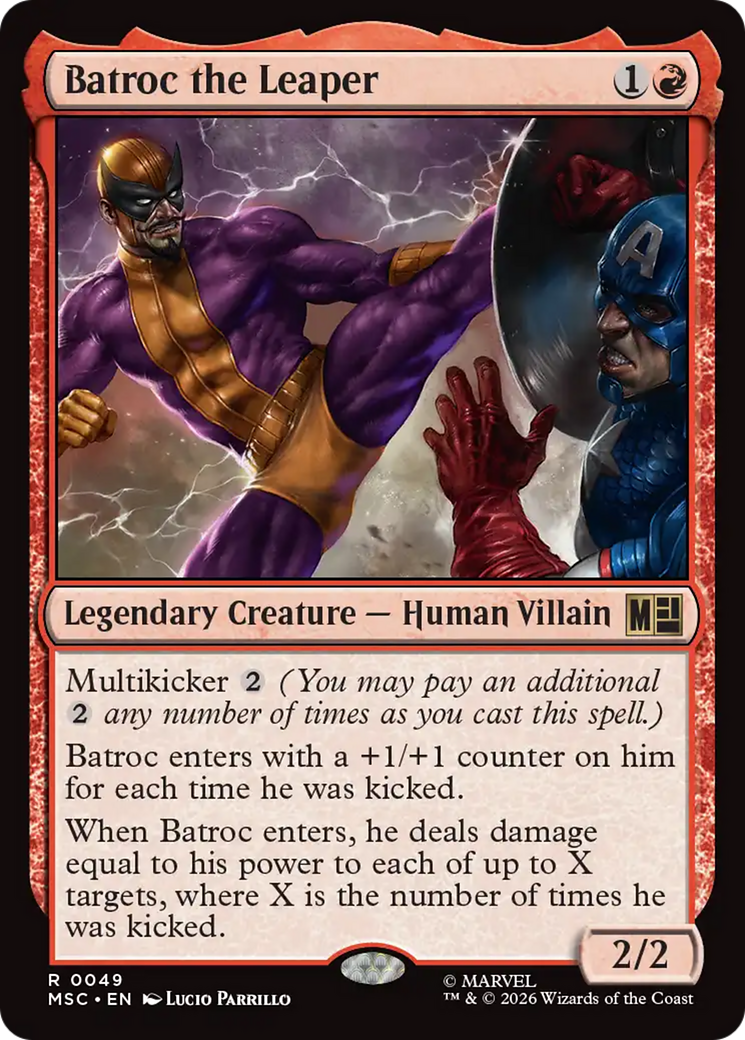 Batroc the Leaper (Surge Foil) [Marvel Super Heroes Commander] | Good Games Morley
