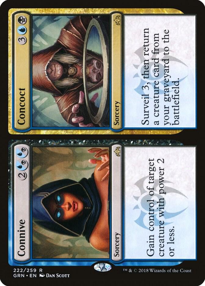 Connive // Concoct 222/259 (Guilds of Ravnica)  | Good Games Morley