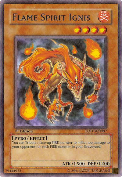 Flame Spirit Ignis [LODT-EN087] Rare | Good Games Morley