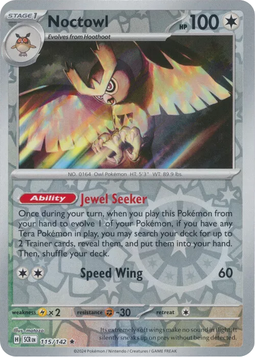 Noctowl (115/142) [Scarlet & Violet: Stellar Crown] | Good Games Morley