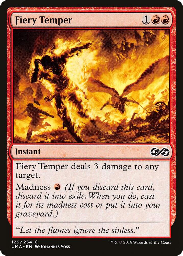 Fiery Temper 129/254 (Ultimate Masters)  | Good Games Morley
