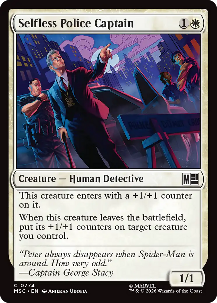 Selfless Police Captain [Marvel Super Heroes Commander] | Good Games Morley