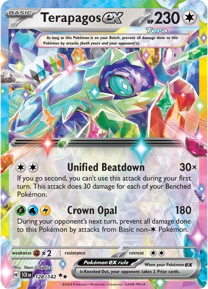 Terapagos ex 128/142 (SV07: Stellar Crown)  - Holofoil | Good Games Morley