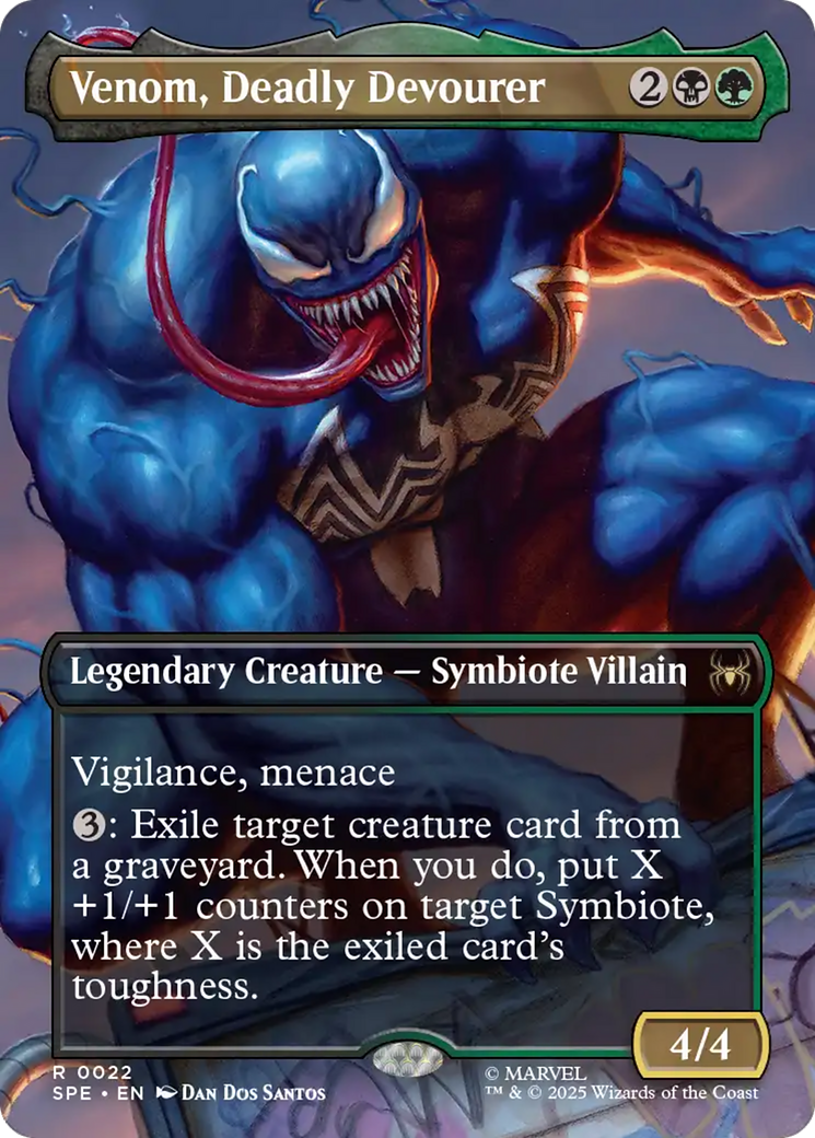 Venom, Deadly Devourer (Borderless) [Marvel's Spider-Man: Eternal-Legal] | Good Games Morley