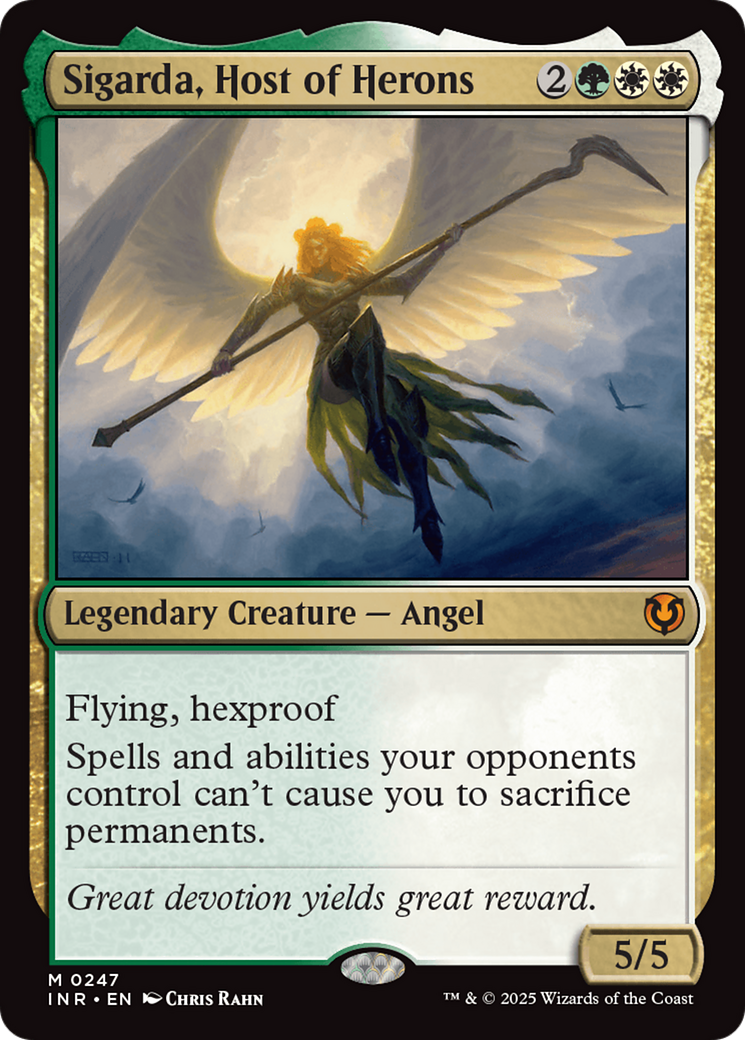 Sigarda, Host of Herons (Retro Frame) [Innistrad Remastered] | Good Games Morley