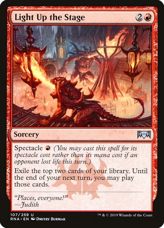 Light Up the Stage 107 (Ravnica Allegiance)  - Foil | Good Games Morley
