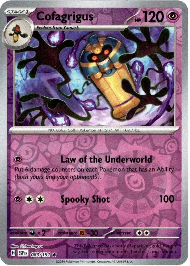Cofagrigus (083/191) [Scarlet & Violet: Surging Sparks] | Good Games Morley