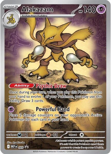 Alakazam 009 (ME: Mega Evolution Promo)  - Holofoil | Good Games Morley