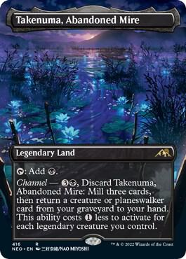 Takenuma, Abandoned Mire 416 (Kamigawa: Neon Dynasty)  - Borderless | Good Games Morley