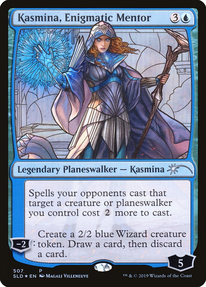 Kasmina, Enigmatic Mentor (Stained Glass) [Secret Lair Drop Promos] | Good Games Morley