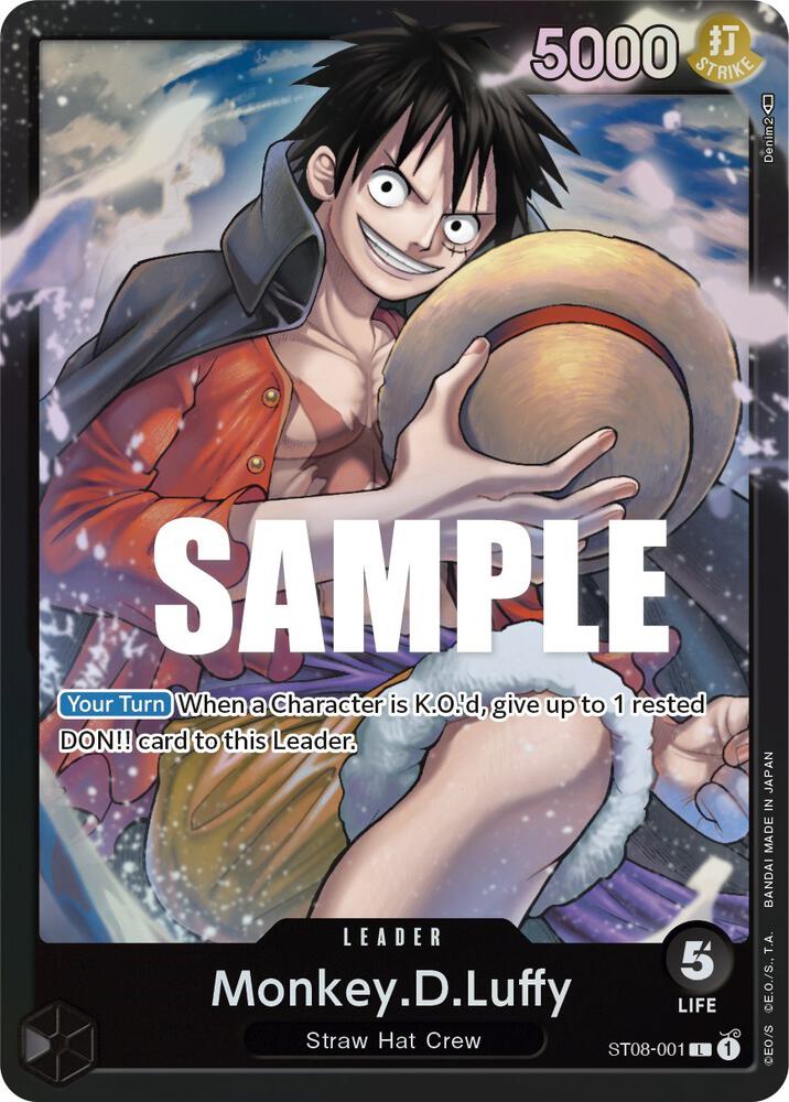 Monkey.D.Luffy ST08-001 (Starter Deck 8: Monkey.D.Luffy)  - Foil | Good Games Morley