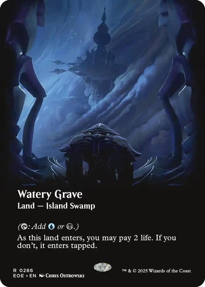 Watery Grave  286/276 (Edge of Eternities)  - Borderless Foil | Good Games Morley
