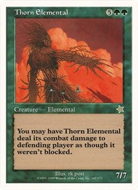 Thorn Elemental (Oversized) [Oversize Cards] | Good Games Morley