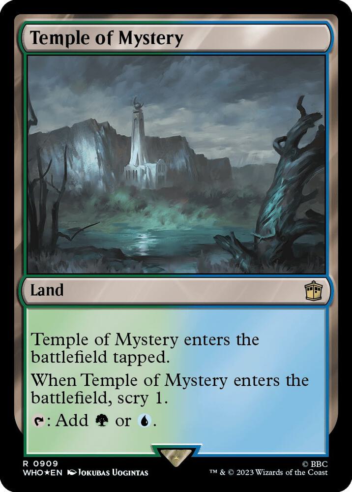 Temple of Mystery 909/331 (Universes Beyond: Doctor Who)  - Surge Foil | Good Games Morley