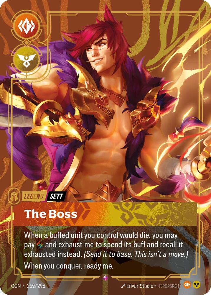 Sett - The Boss 269/298 (Origins)  - Foil | Good Games Morley