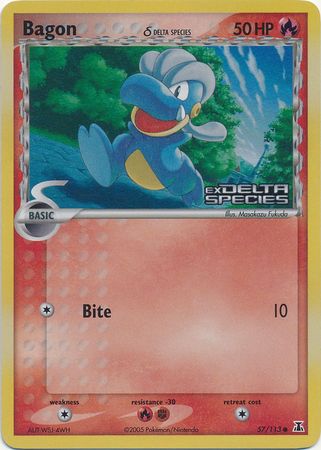Bagon (57/113) (Delta Species) (Stamped) [EX: Delta Species] | Good Games Morley