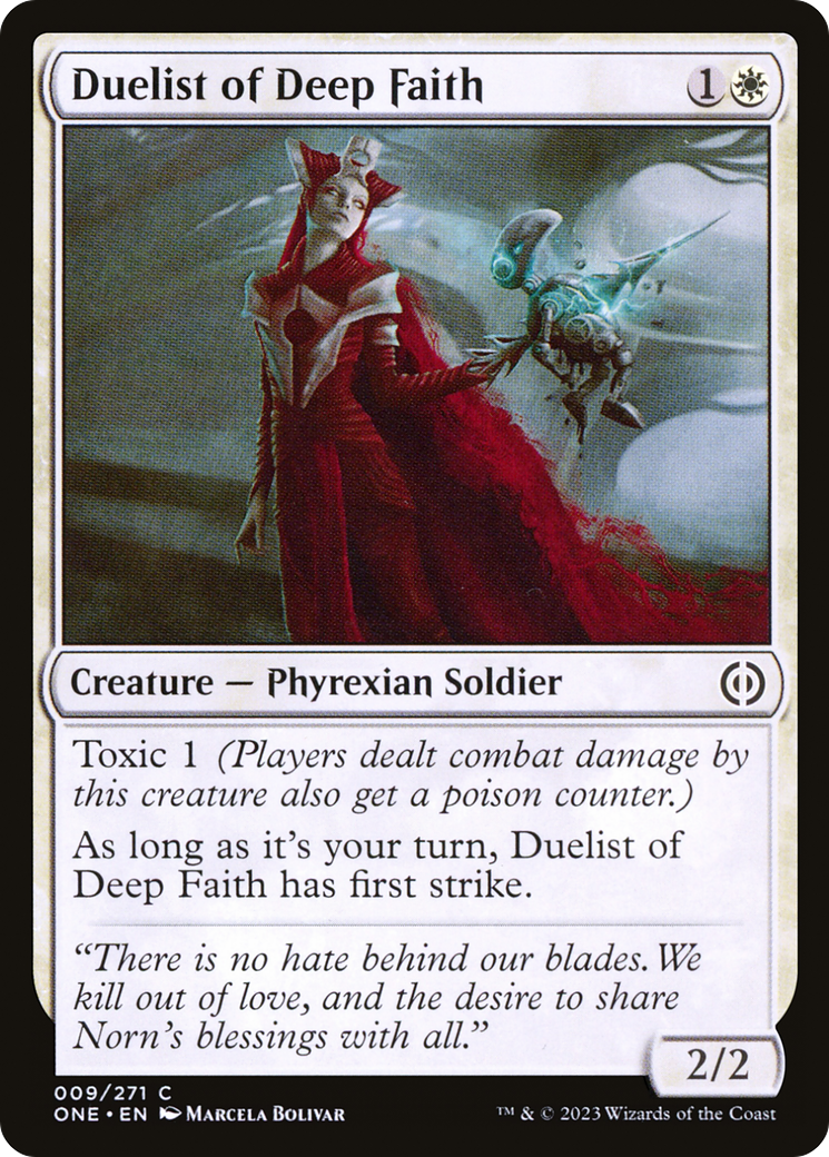 Duelist of Deep Faith [Phyrexia: All Will Be One] | Good Games Morley