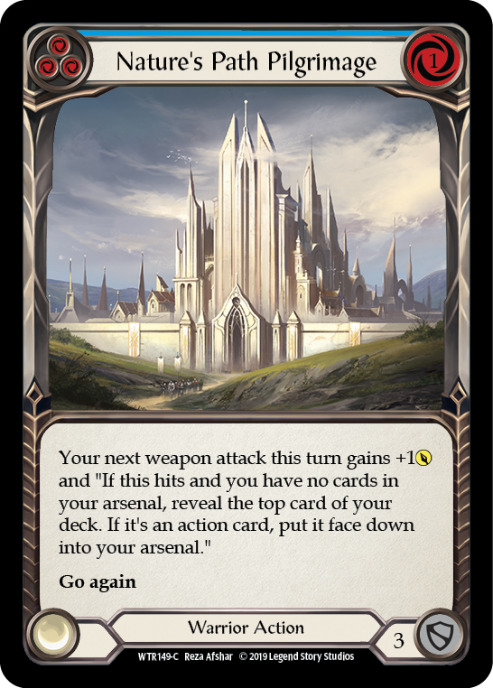Nature's Path Pilgrimage (Blue) [WTR149-C] (Welcome to Rathe)  Alpha Print Normal | Good Games Morley