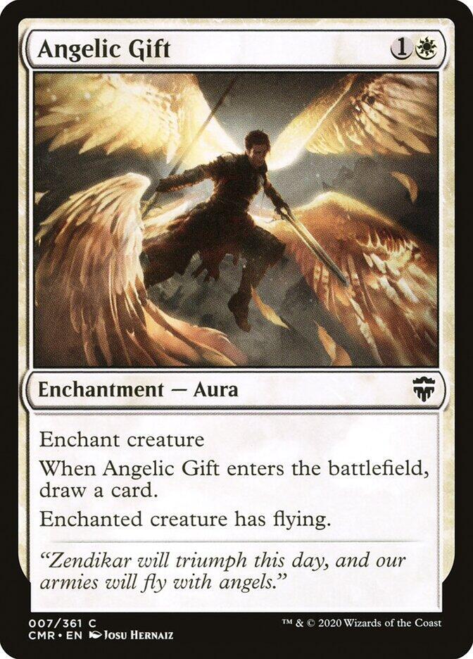 Angelic Gift 7 (Commander Legends)  | Good Games Morley
