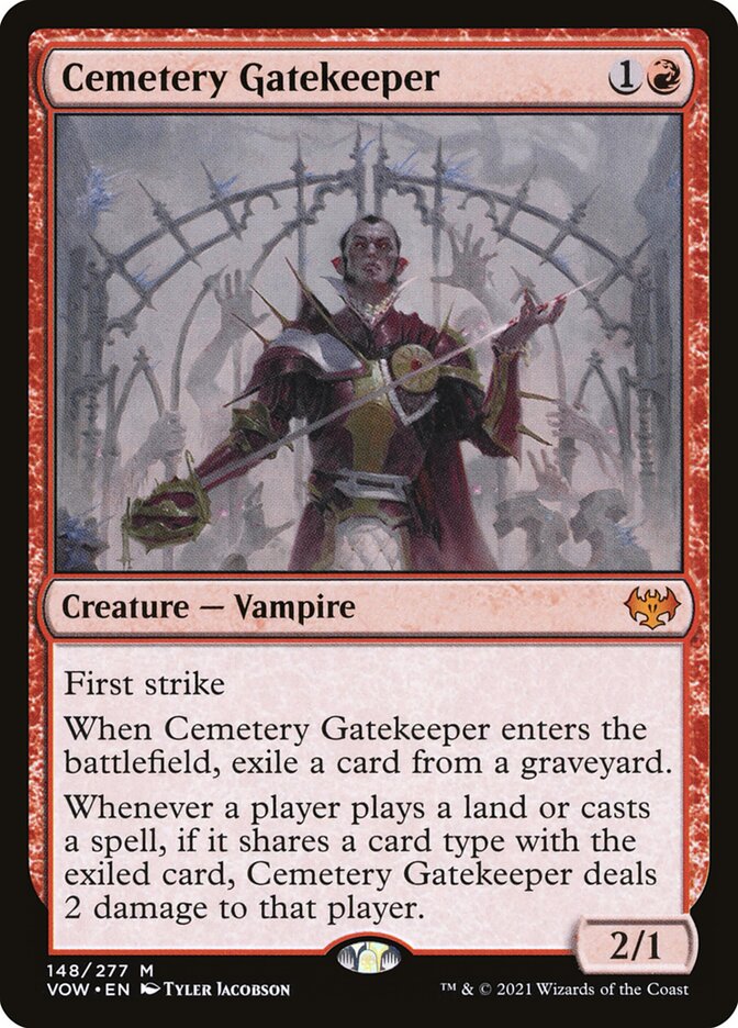Cemetery Gatekeeper 148/277 (Innistrad: Crimson Vow)  | Good Games Morley
