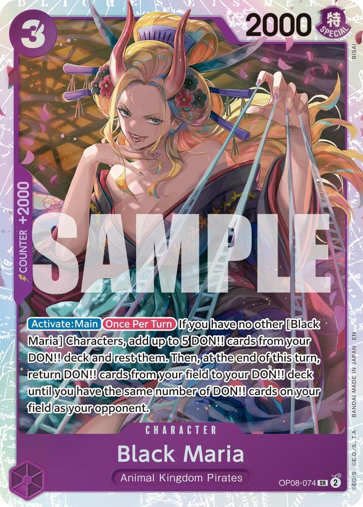 Black Maria (Reprint) OP08-074 (Premium Booster -The Best- Vol. 2)  - Foil | Good Games Morley