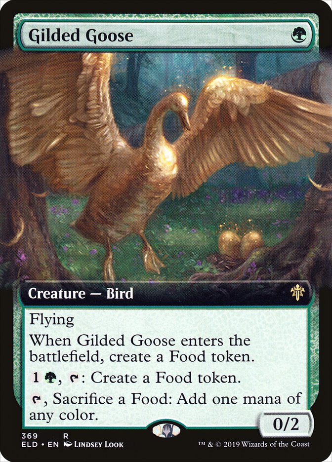 Gilded Goose (Extended Art) [Throne of Eldraine] | Good Games Morley