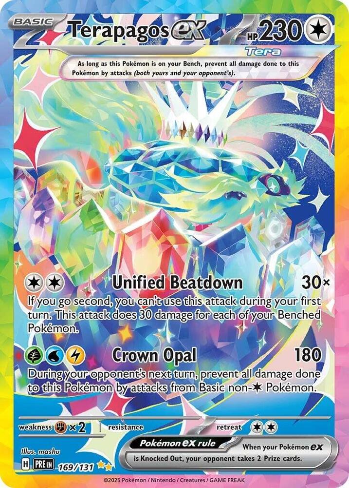 Terapagos ex (169/131) [Scarlet & Violet: Prismatic Evolutions] | Good Games Morley
