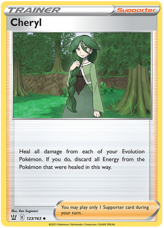 Cheryl (123/163) [Sword & Shield: Battle Styles] | Good Games Morley