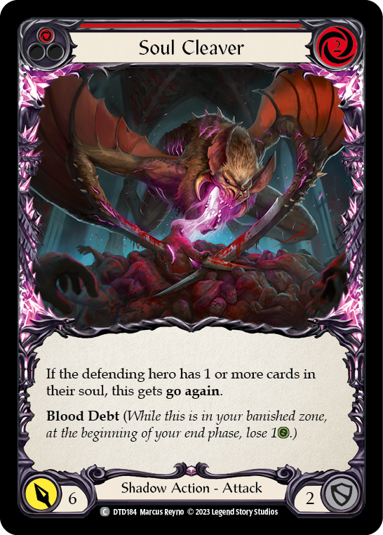 Soul Cleaver (Red) [DTD184] (Dusk Till Dawn)  Rainbow Foil | Good Games Morley