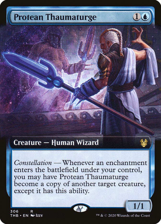 Protean Thaumaturge (Extended Art) [Theros Beyond Death] | Good Games Morley