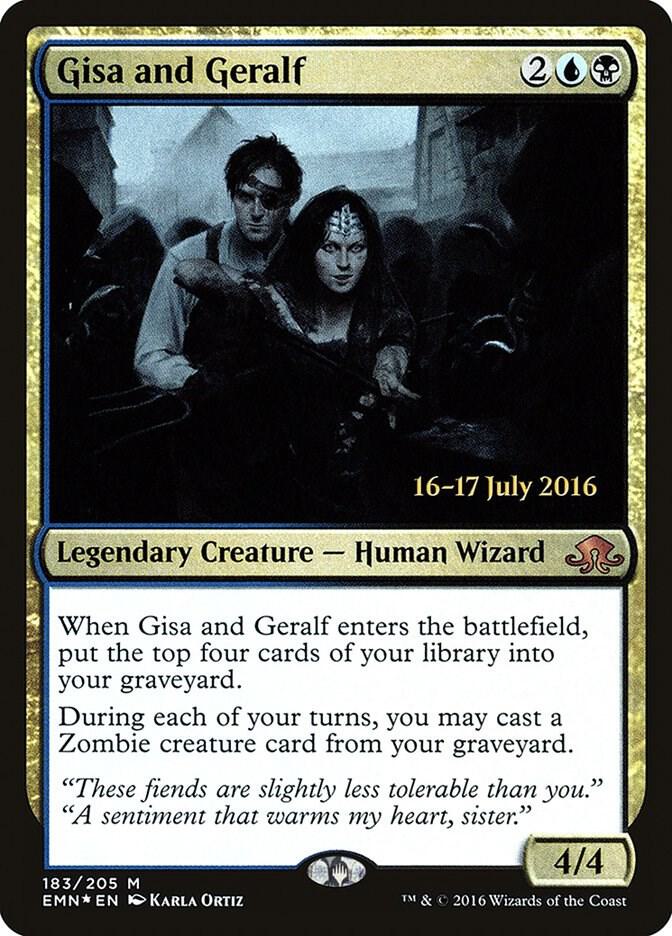 Gisa and Geralf 183s/77 (Prerelease Cards)  - Foil | Good Games Morley