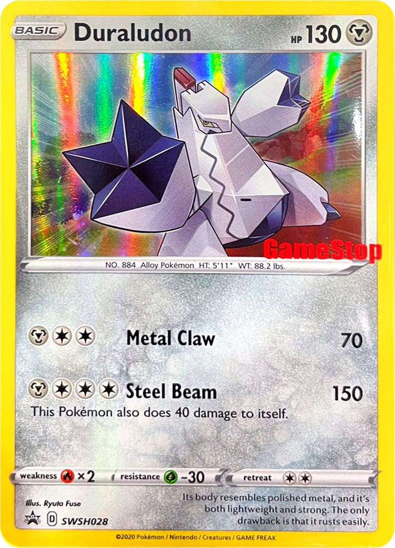Duraludon (SWSH028) (GameStop Exclusive) [Sword & Shield: Black Star Promos] | Good Games Morley