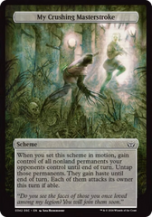 My Crushing Masterstroke (Full Art) [Duskmourn: Archenemy] | Good Games Morley