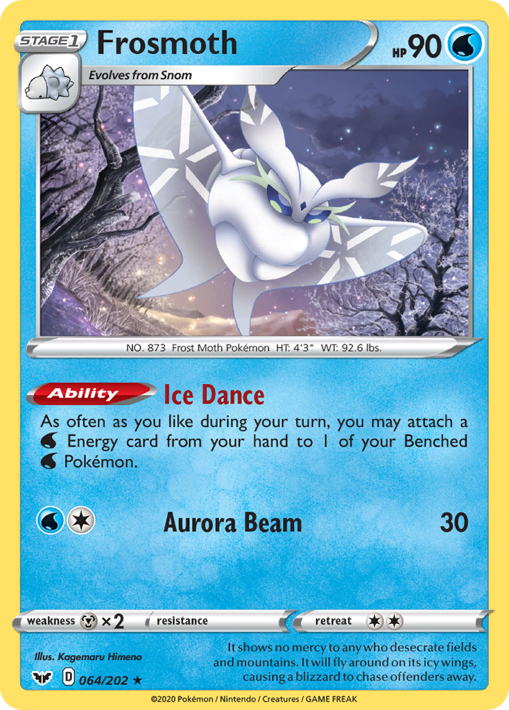 Frosmoth (064/202) (Theme Deck Exclusive) [Sword & Shield: Base Set] | Good Games Morley