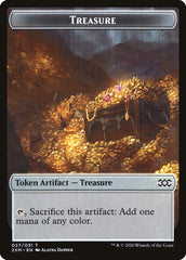 Angel // Treasure Double-Sided Token [Double Masters Tokens] | Good Games Morley