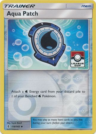 Aqua Patch (119/145) (League Promo) [Sun & Moon: Guardians Rising] | Good Games Morley