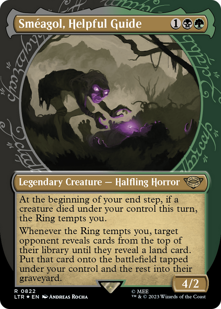 Smeagol, Helpful Guide (Showcase) (Surge Foil) [The Lord of the Rings: Tales of Middle-Earth] | Good Games Morley