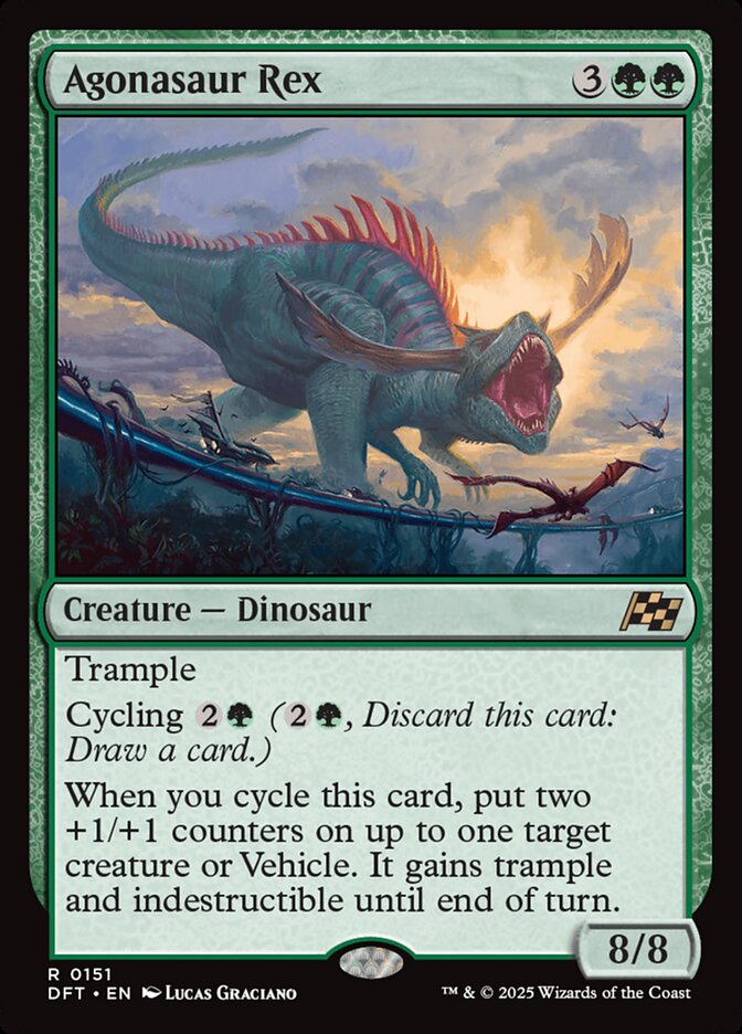 Agonasaur Rex 151 (Aetherdrift)  - Foil | Good Games Morley