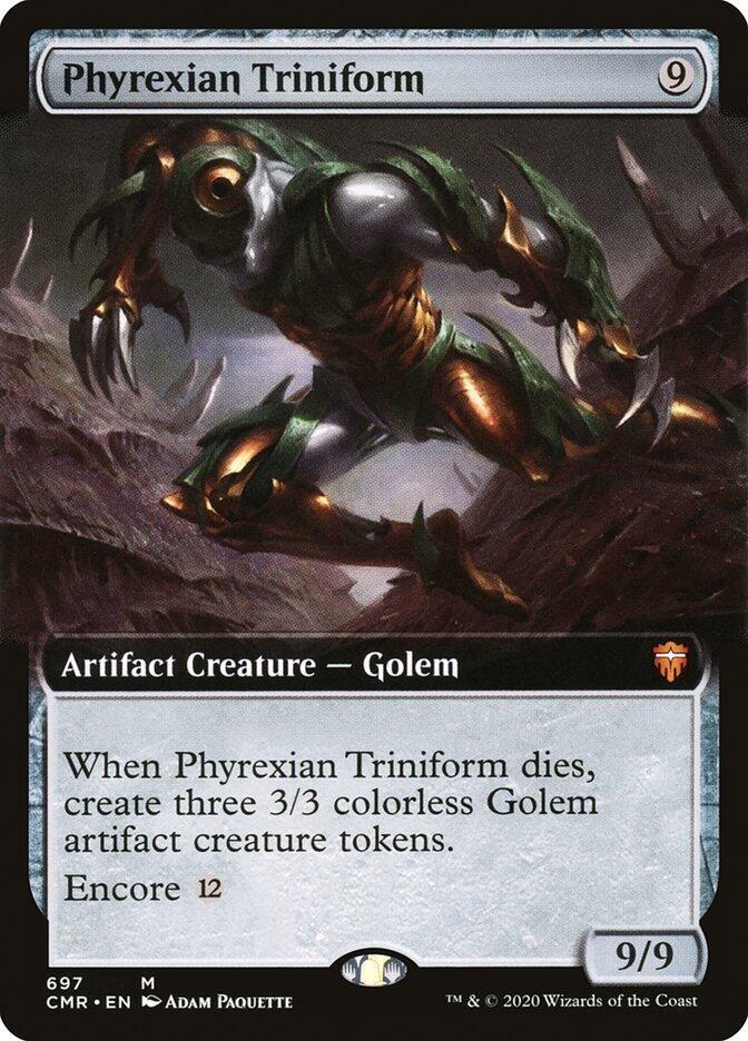 Phyrexian Triniform 697/361 (Commander Legends)  - Extended Art Foil | Good Games Morley