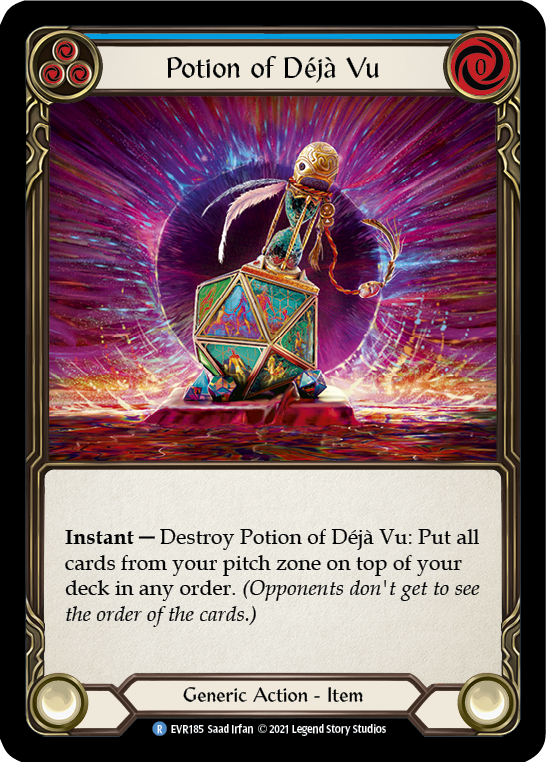 Potion of Deja Vu [EVR185] (Everfest)  1st Edition Cold Foil | Good Games Morley