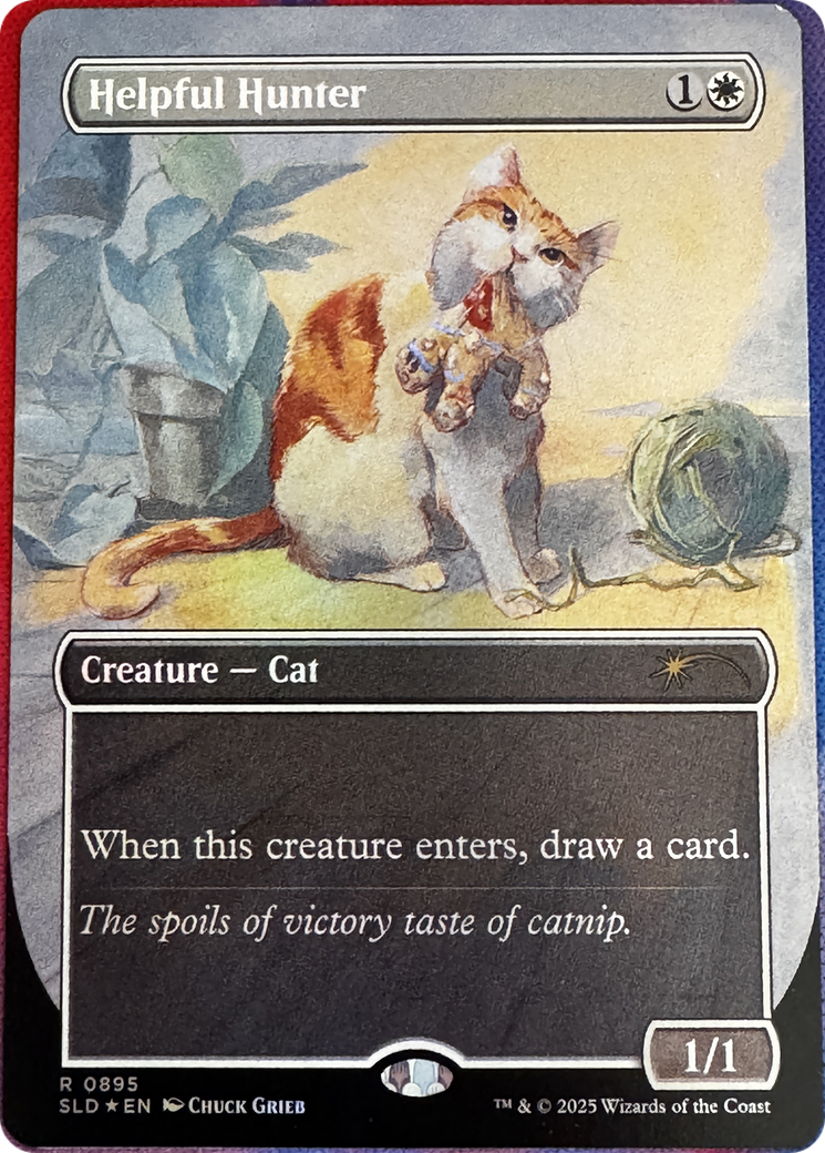 Helpful Hunter (0895) (Rainbow Foil) [Secret Lair Drop Series] | Good Games Morley