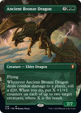 Ancient Bronze Dragon Borderless 369 (Commander Legends: Battle for Baldur's Gate)  | Good Games Morley