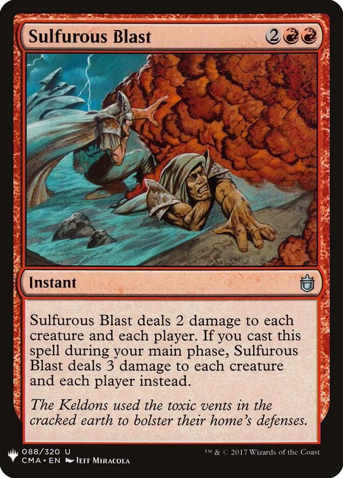 Sulfurous Blast CMA-88/5075 (The List Reprints)  | Good Games Morley