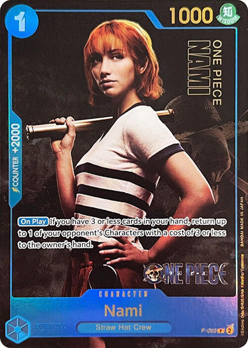 Nami (PCC Live Action) P-053 (One Piece Promotion Cards)  - Foil | Good Games Morley