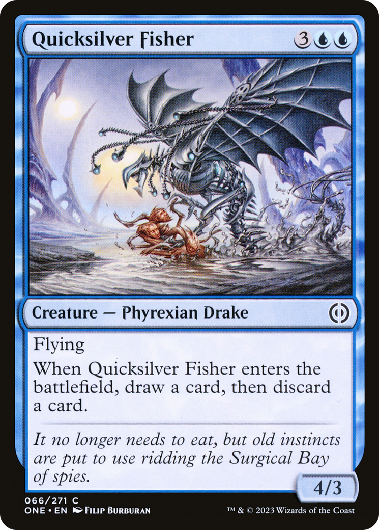 Quicksilver Fisher [Phyrexia: All Will Be One] | Good Games Morley
