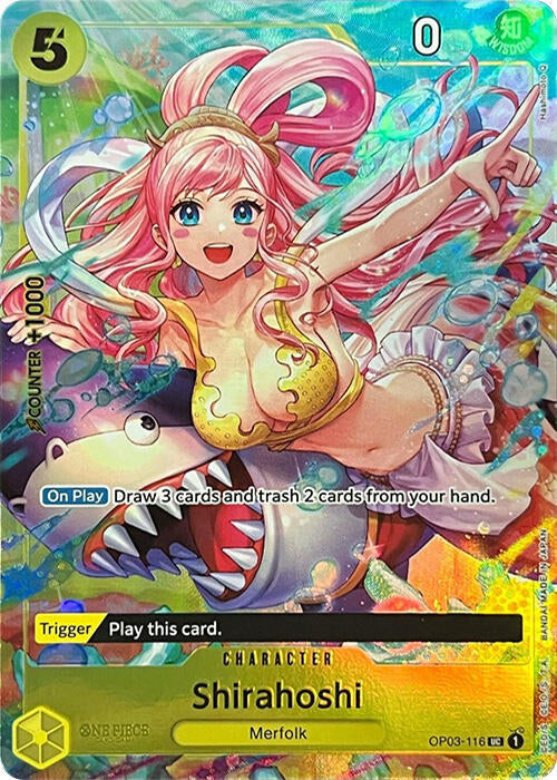 Shirahoshi (PCC Fest 23-24) OP03-116 (One Piece Promotion Cards)  - Full Art Foil | Good Games Morley