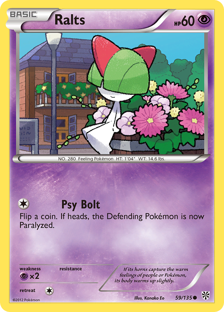 Ralts (59/135) [Black & White: Plasma Storm] | Good Games Morley