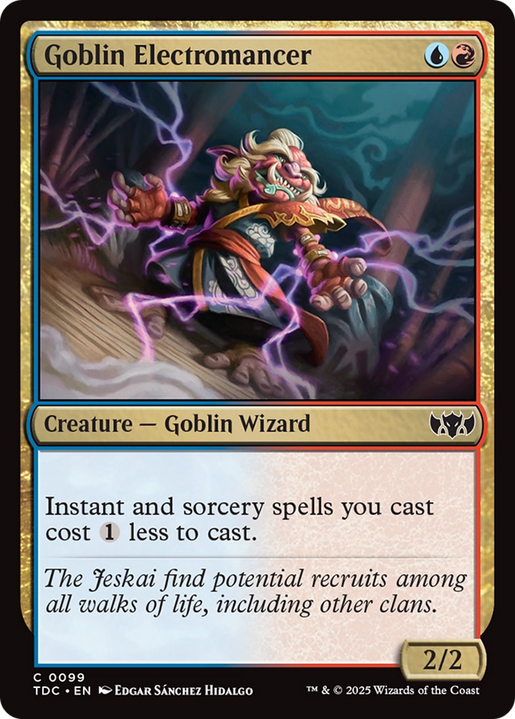 Goblin Electromancer [Tarkir: Dragonstorm Commander] | Good Games Morley